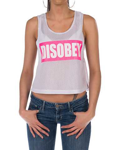 ESSENTIALS WOMENS White Clothing / Tank Tops L