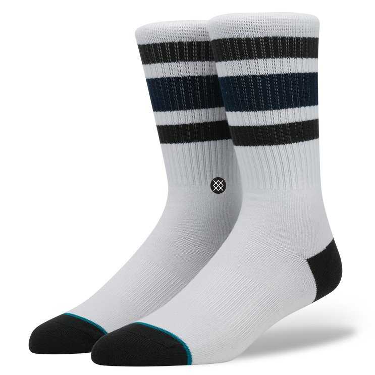 Stance Boyd 3 WHT L classic crew light Socks
