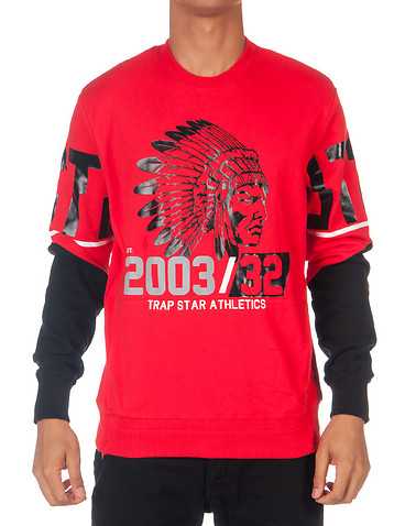 HUSTLE GANGENS Red Clothing / Sweatshirts
