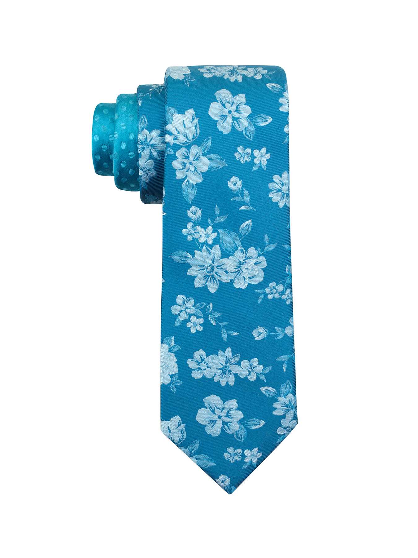 Perry Ellis Parker Floral Silk Tie