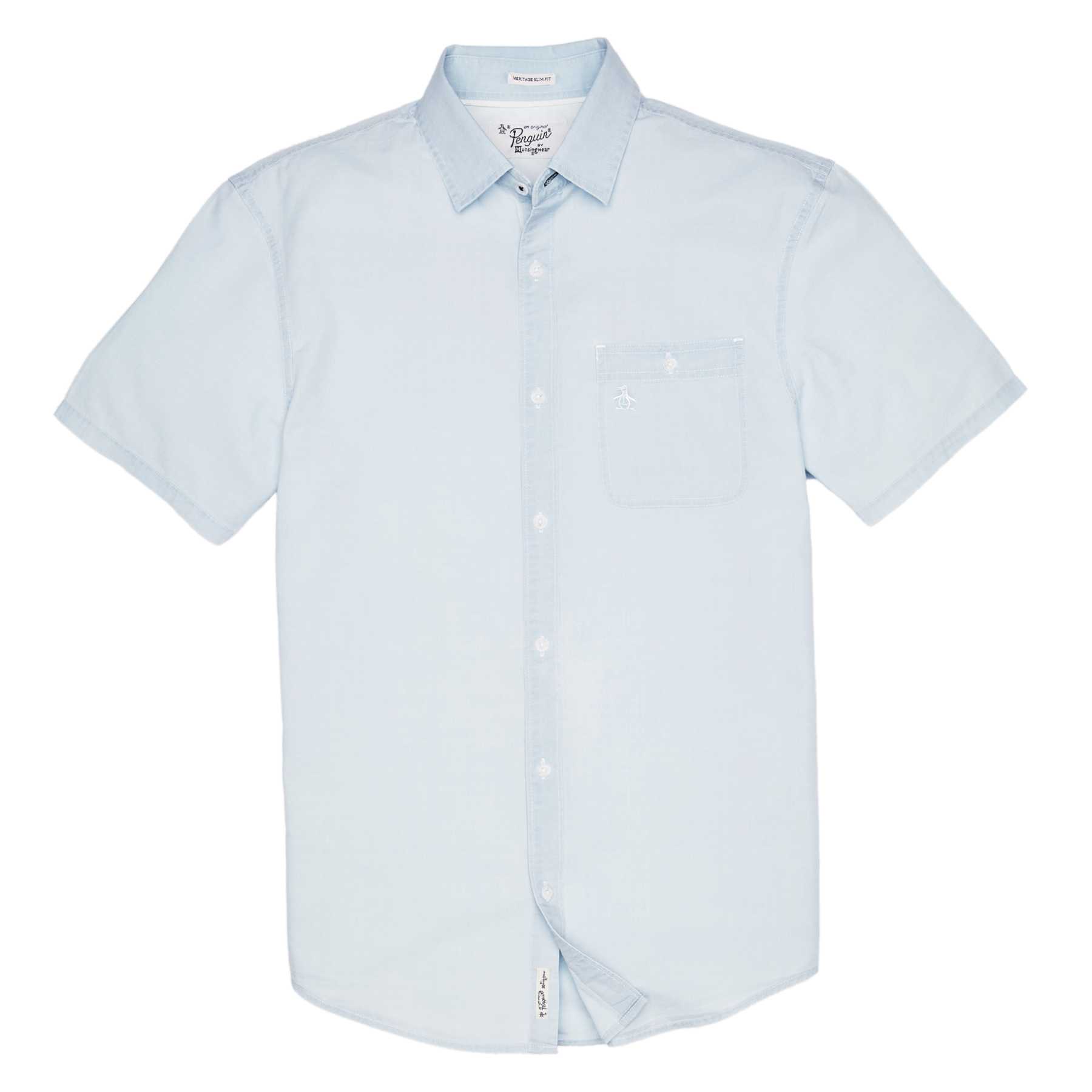 Original Penguin WASHED INDIGO LAWN SHIRT
