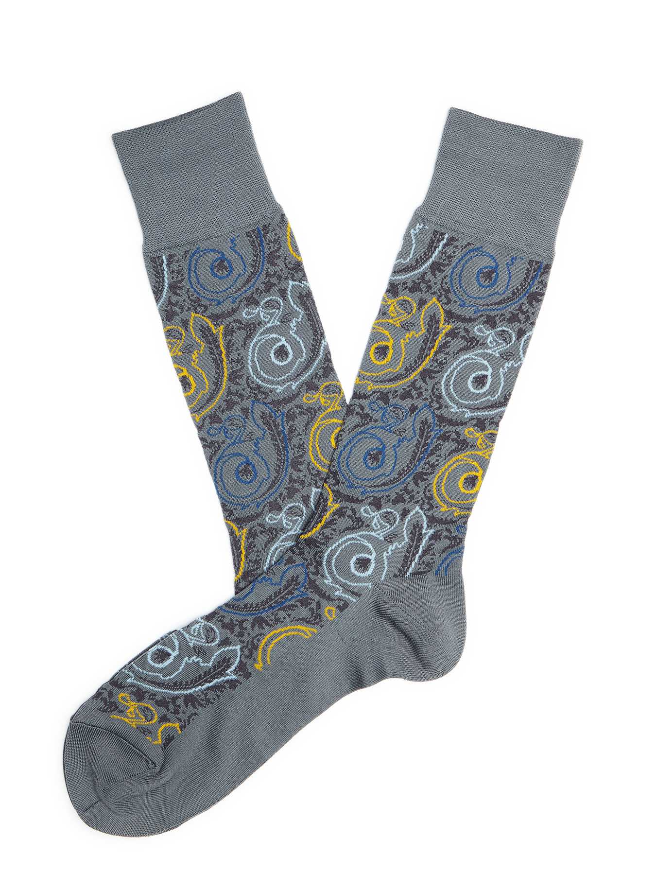 Perry Ellis All Over Paisley Portfolio Sock