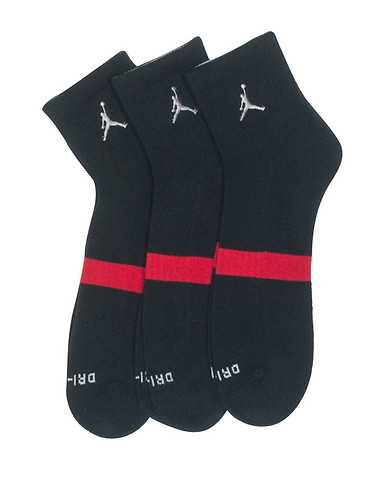 JORDAN MENS Black Accessories / Socks L