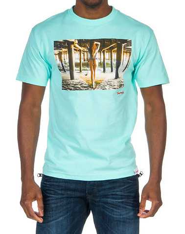 DIAMOND SUPPLY COMPANY MENS Medium Blue Clothing / Tops S