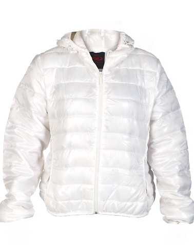 ESSENTIALS WOMENS White Clothing / Heavy Jackets M