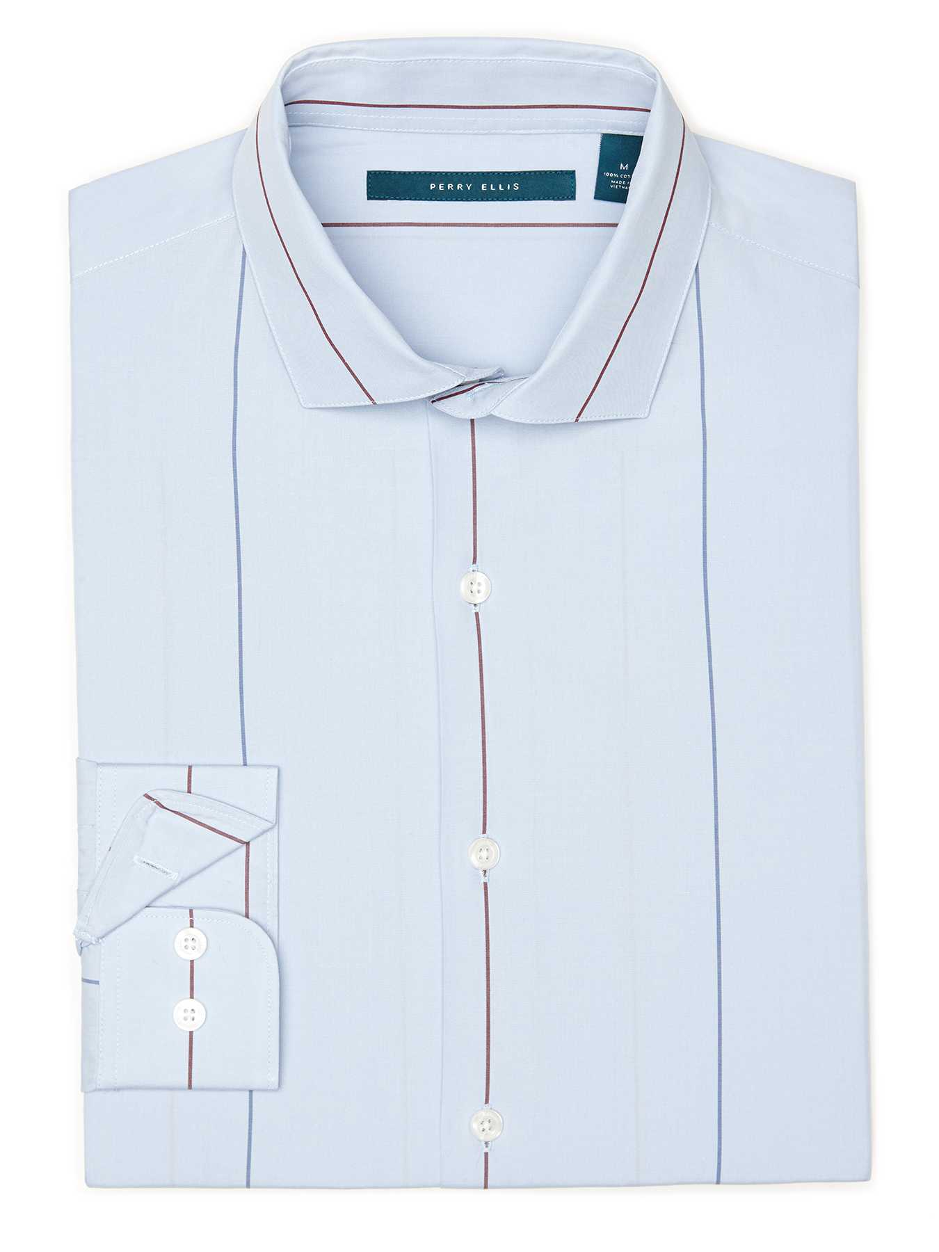 Perry Ellis Multi Color Wide Stripe Shirt