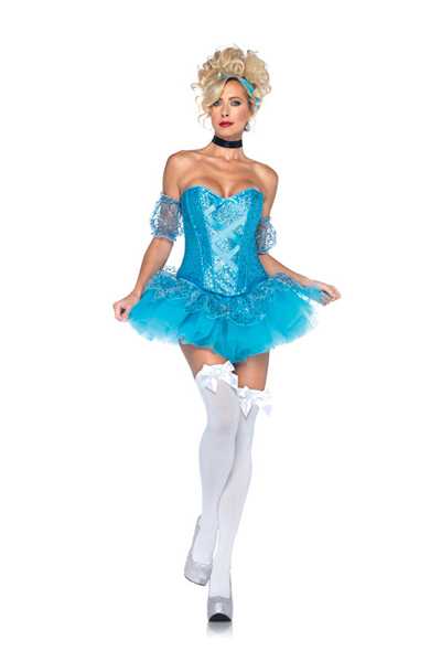 Aqua 5 PC Cinderella Costume