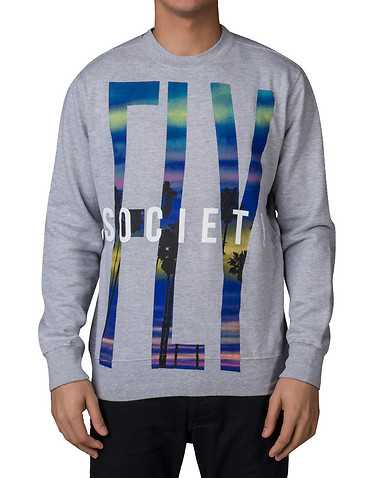FLY SOCIETYENS Grey Clothing / Sweatshirts