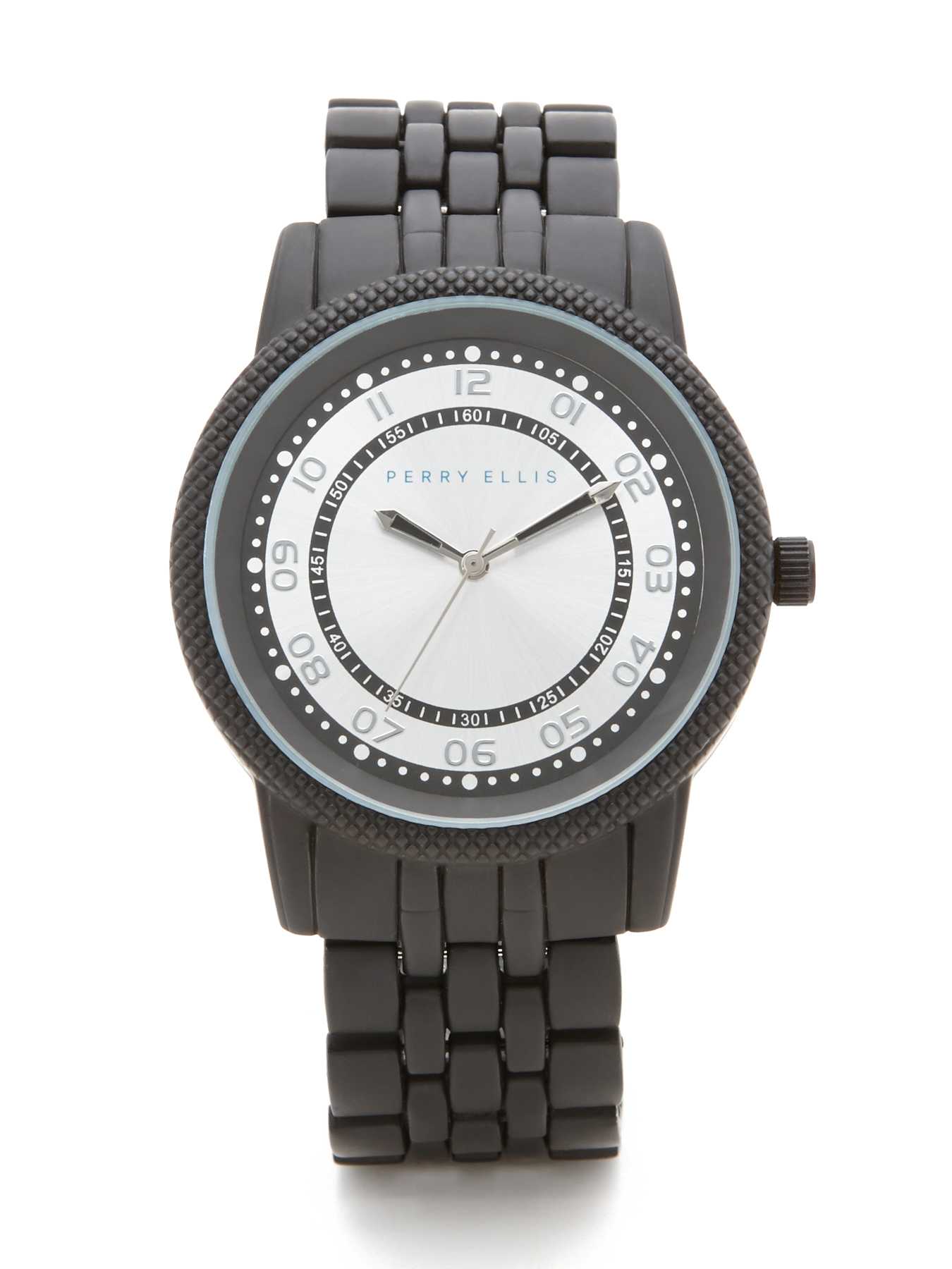 Perry Ellis Black Link Watch