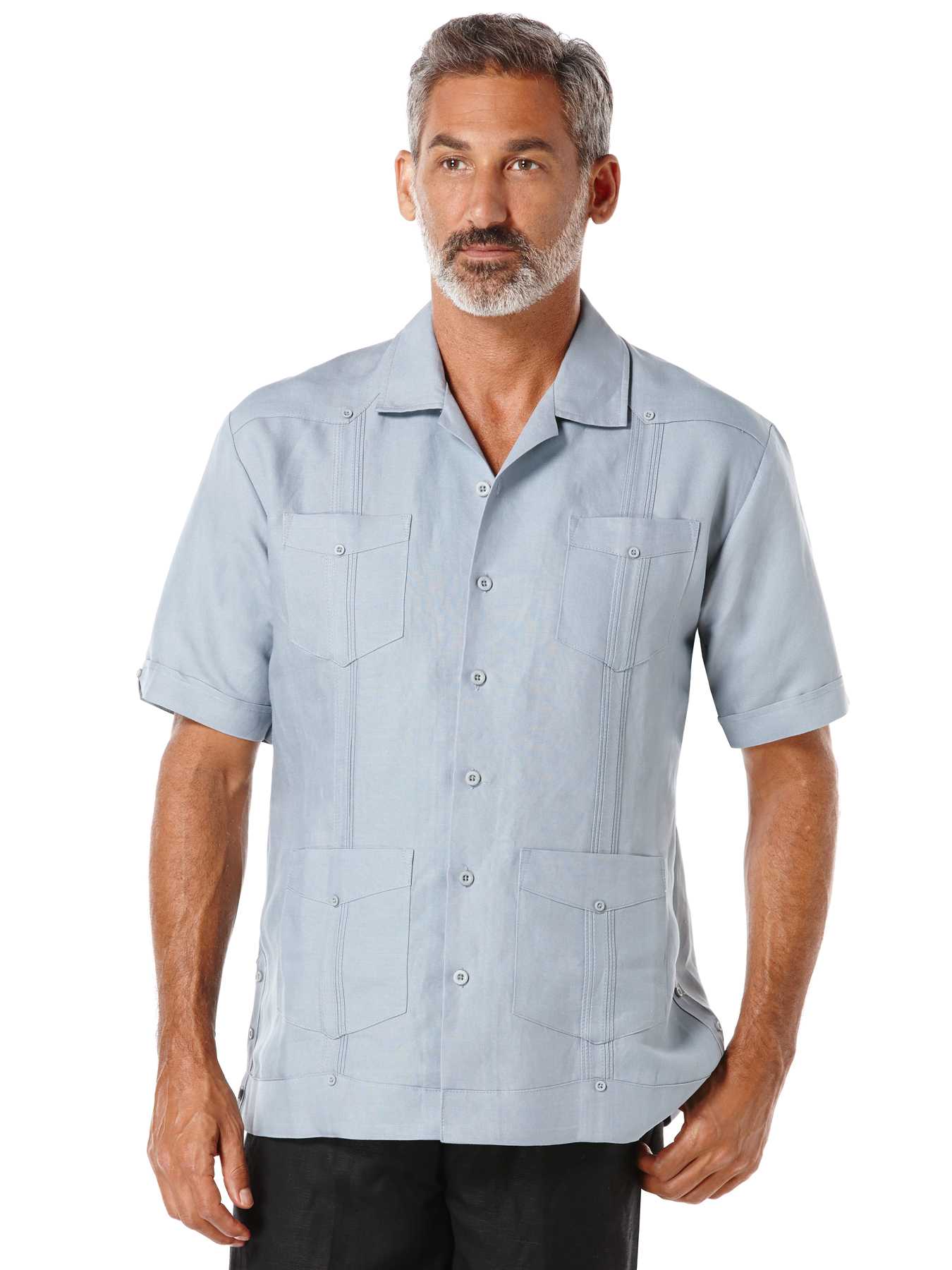 Cubavera Rayon Blend Short Sleeve Guayabera Shirt