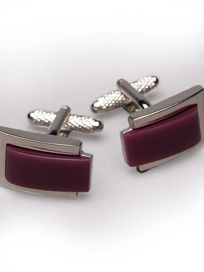 Perry Ellis Amethyst Cufflinks