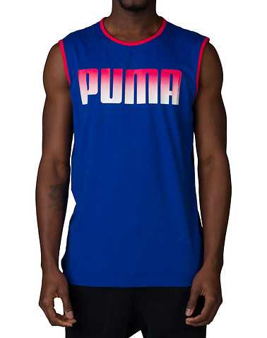 PUMA MENS Blue Clothing / Tank Tops L