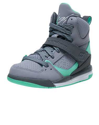 JORDAN GIRLS Grey Footwear / Sneakers