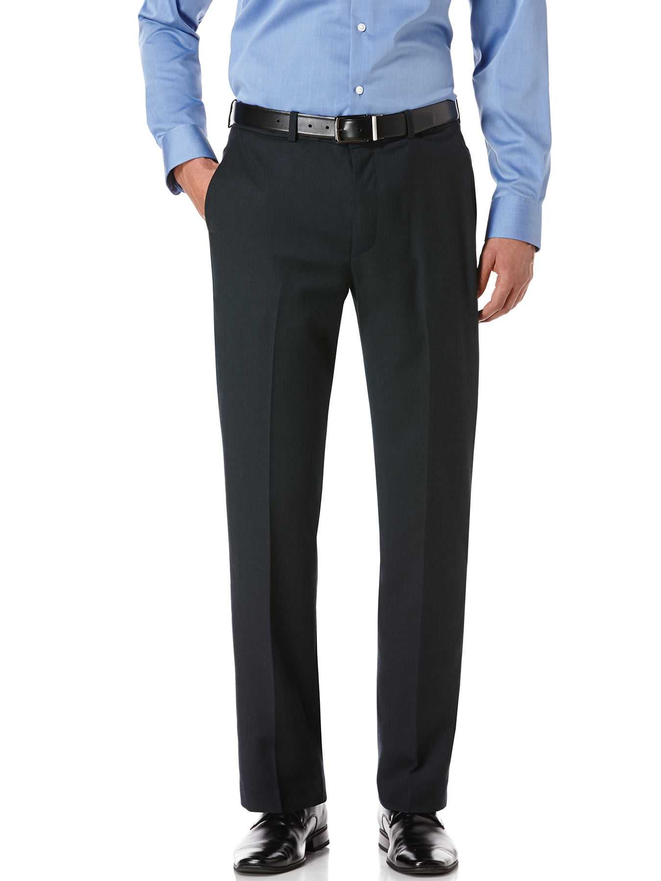 Perry Ellis Regular Fit Herringbone Suit Pant