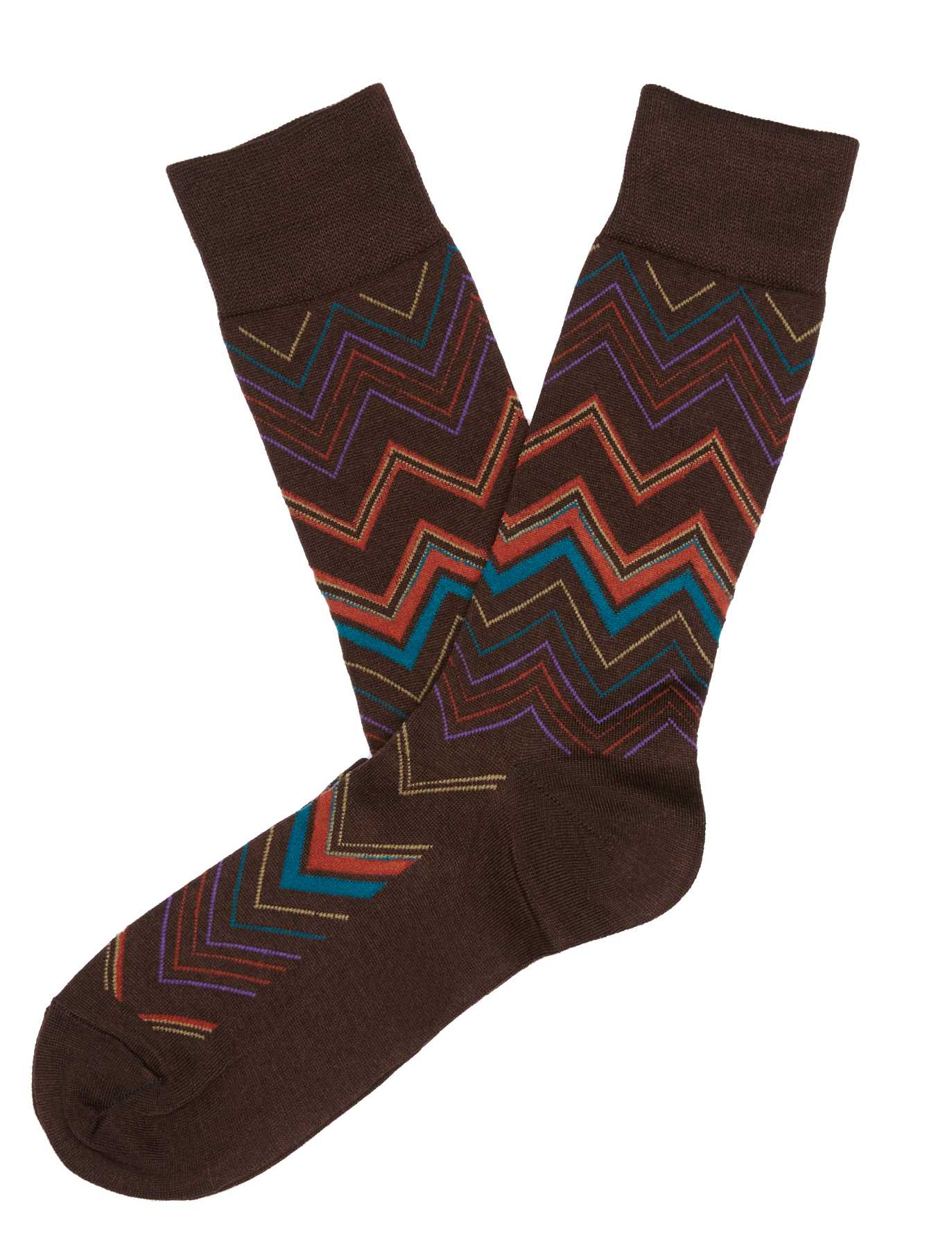 Perry Ellis Rhythm Chevron Sock