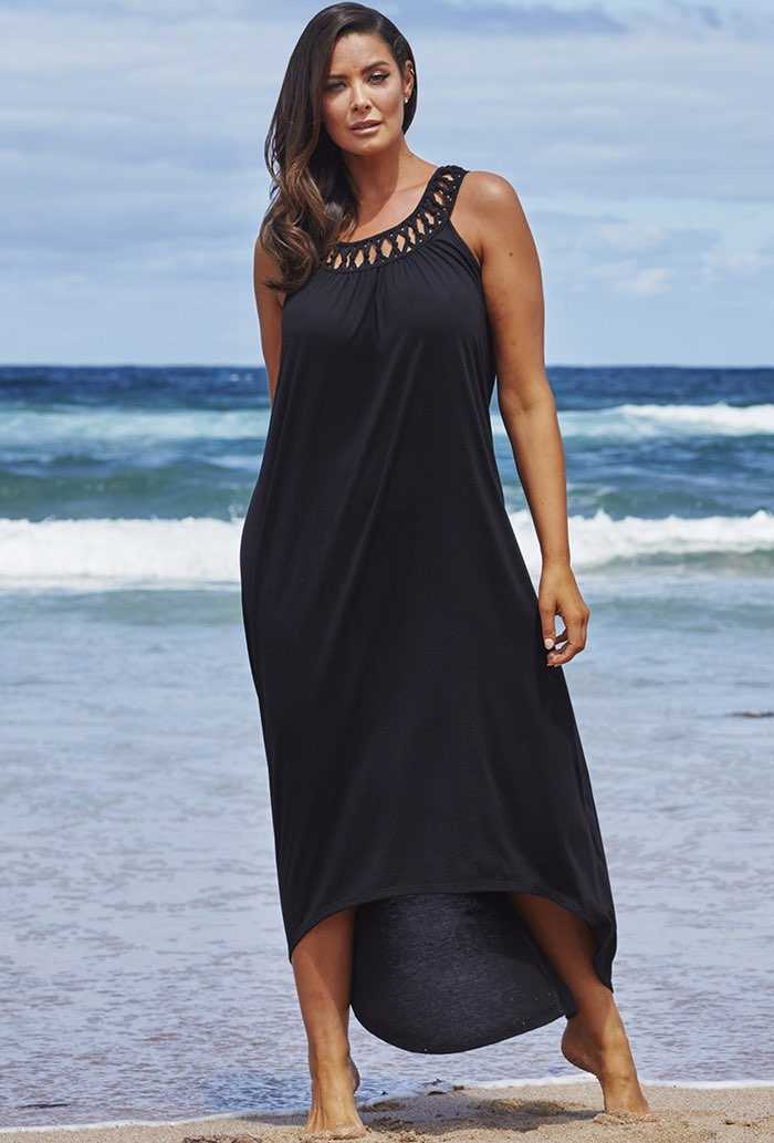 Black Margarita High-Low Dress