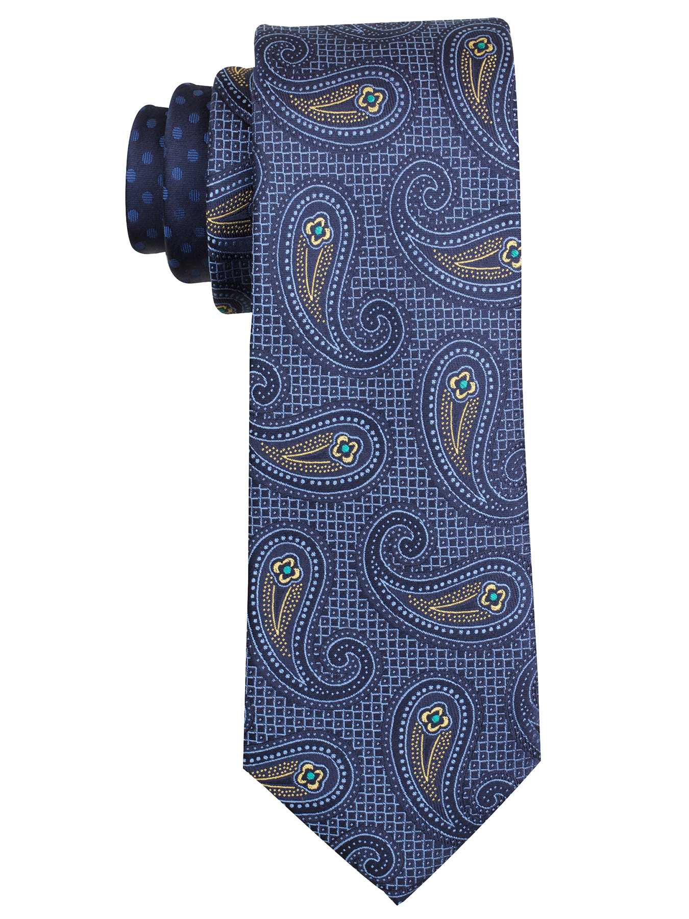 Perry Ellis Florette Paisley Silk Tie