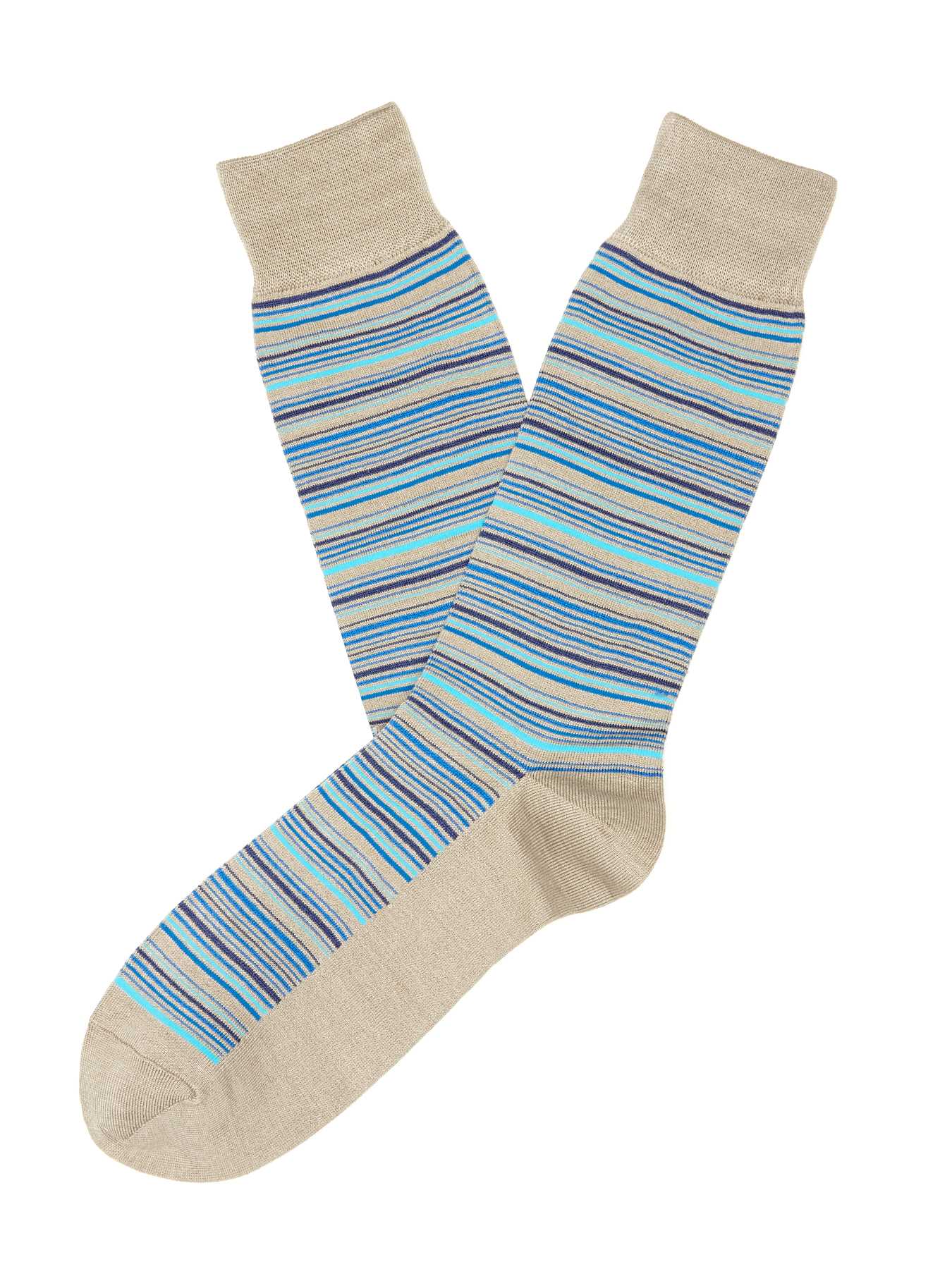 Perry Ellis Multi Color Stripe Sock