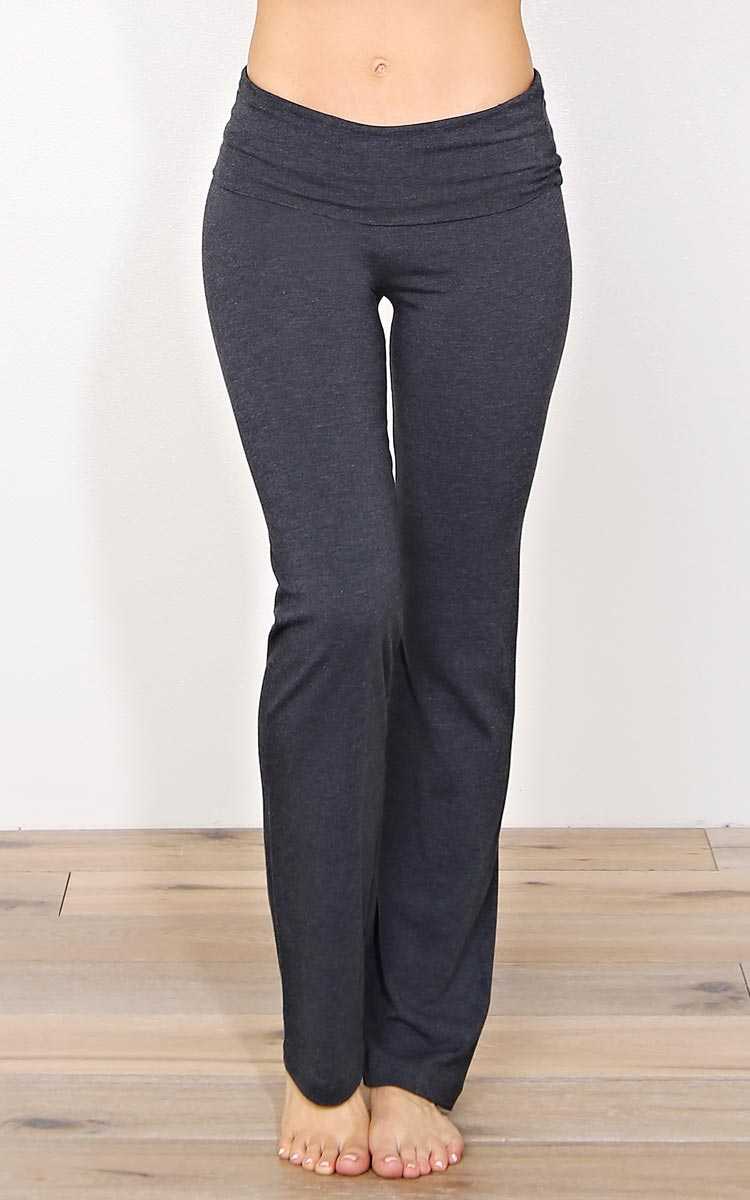 Zenana Outfitters Yoga Pants - Charcoal in Size by Styles For Less