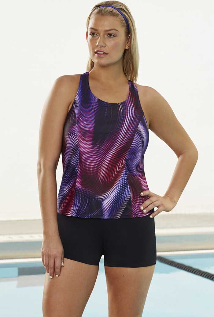 Chlorine Resistant Torpedo Princess Seam Boy Shortini