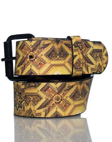 ESSENTIALS MENS Gold Accessories / Belts 38