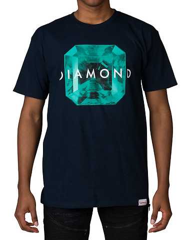 DIAMOND SUPPLY COMPANY MENS Navy Clothing / Tops