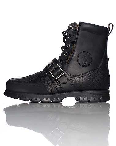 POLO FOOTWEAR MENS Black Footwear / Boots 9.5