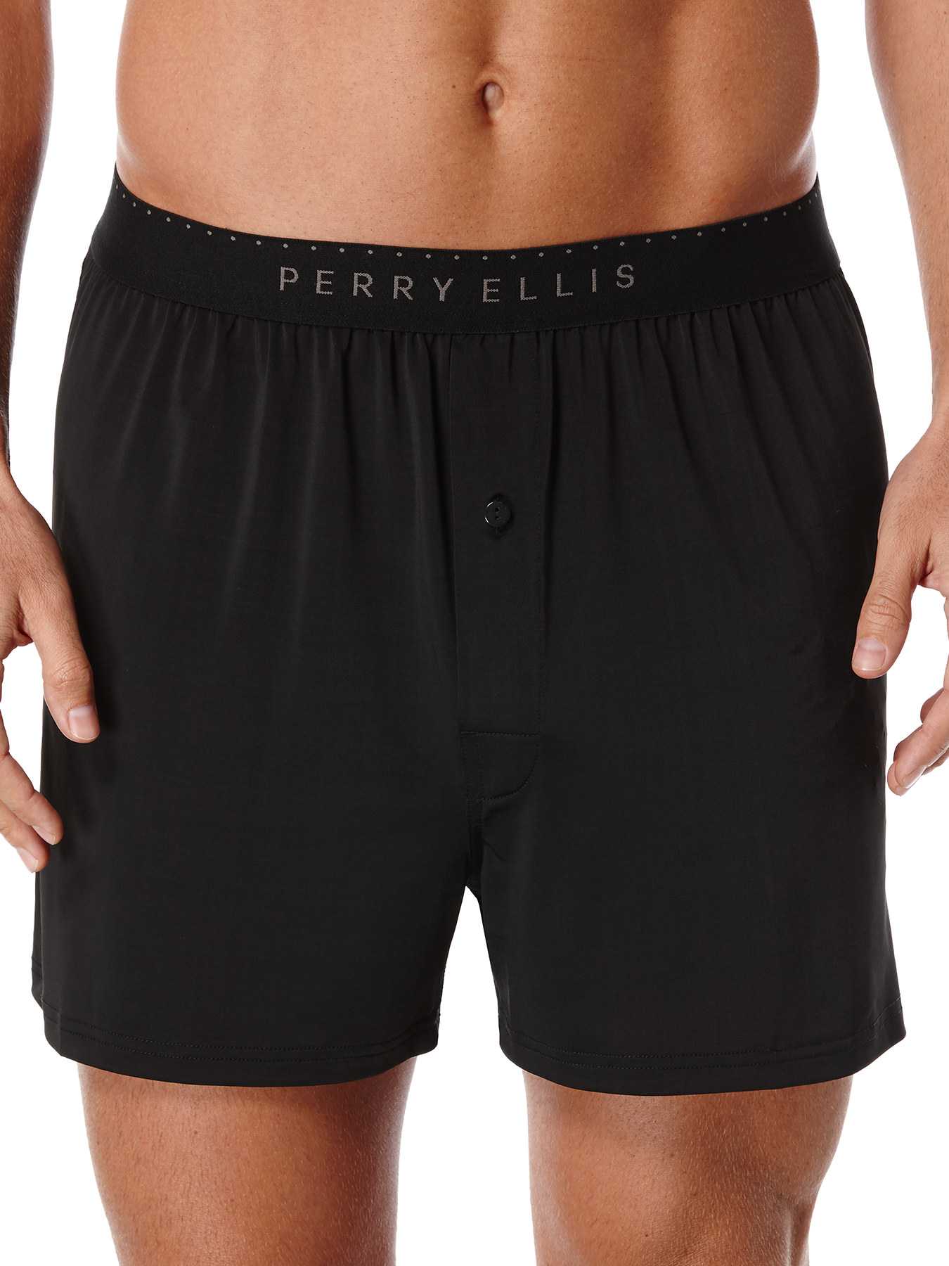 Perry Ellis Solid Luxe Boxer Short