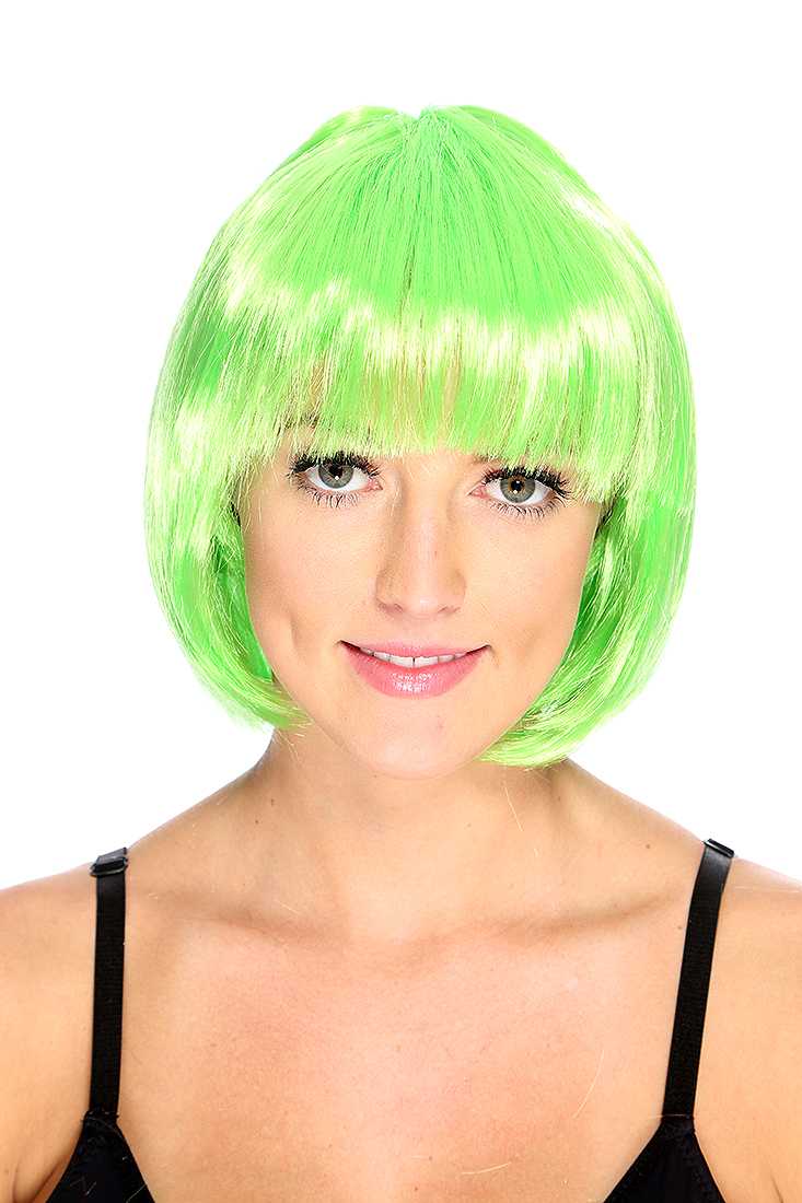 Lime Short Bob Wig