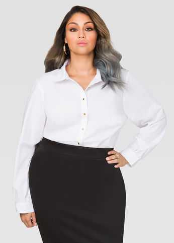 Gold Button Shirt
