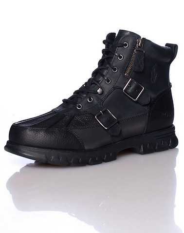 POLO FOOTWEAR MENS Black Footwear / Boots