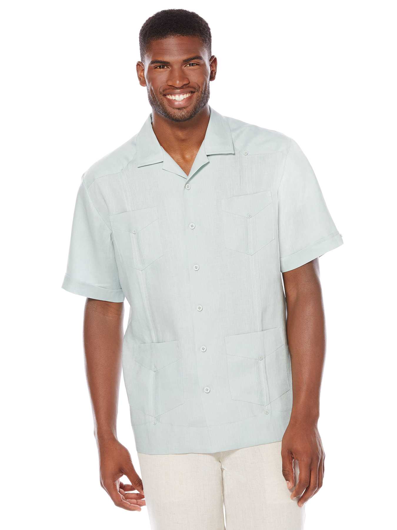 Cubavera 100% Linen Short Sleeve Classic Guayabera