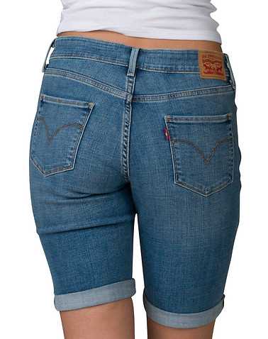 LEVIS WOMENS Blue Clothing / Denim Shorts