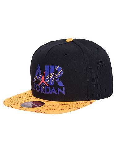 JORDAN MENS Black Accessories / Caps Snapback One Size