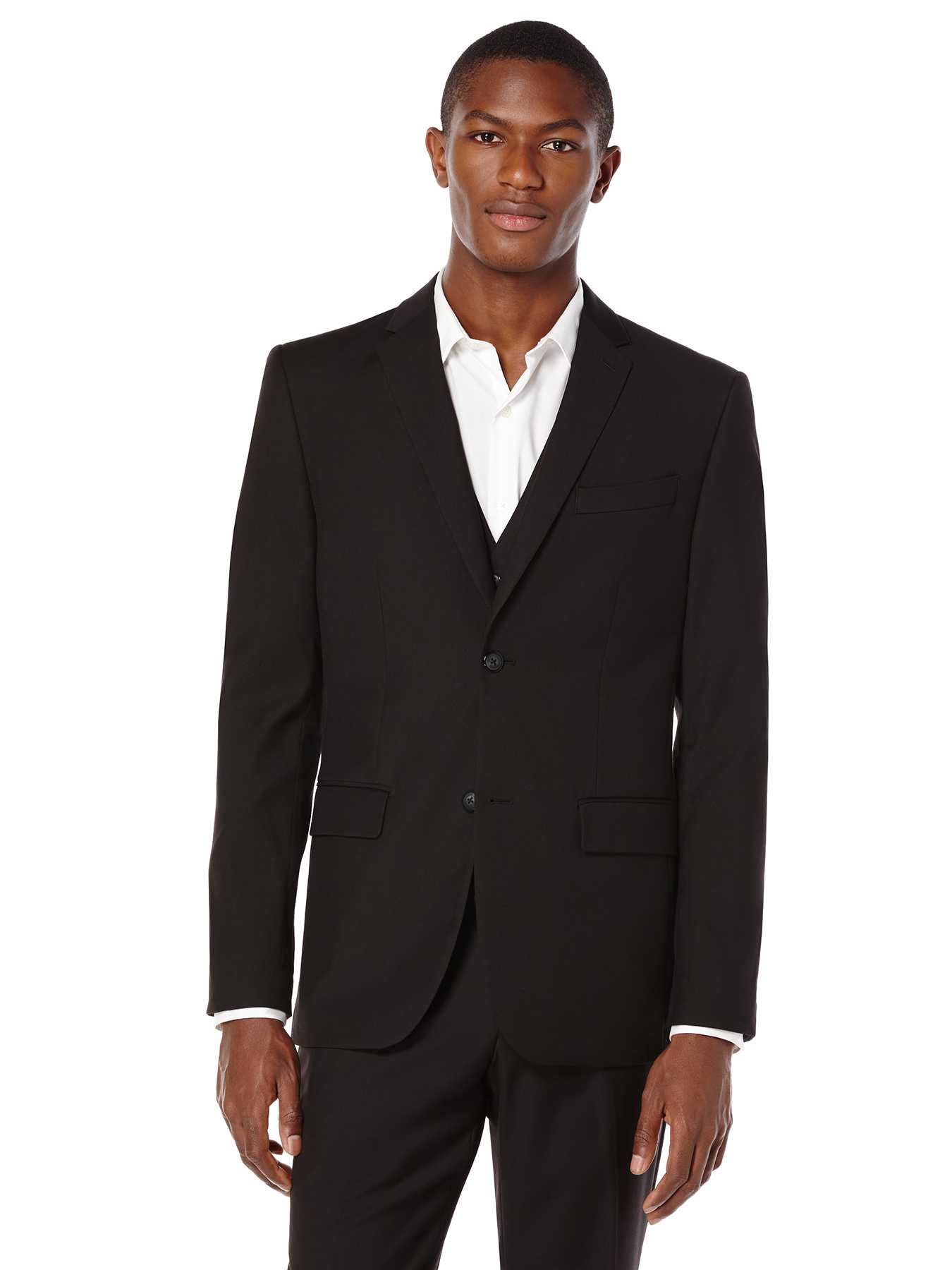 Perry Ellis Big and Tall Solid Suit Jacket