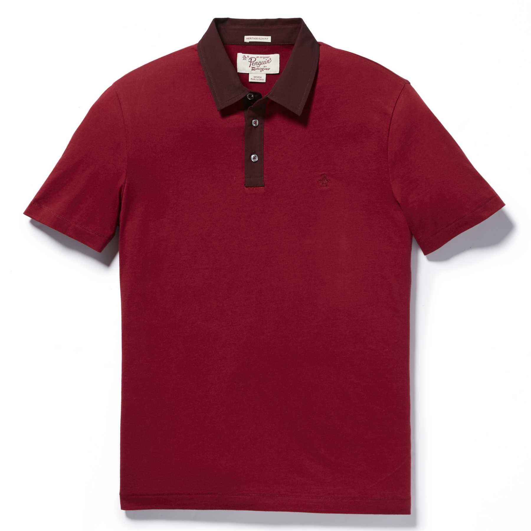 Original Penguin CHAMBRAY COLLAR POLO