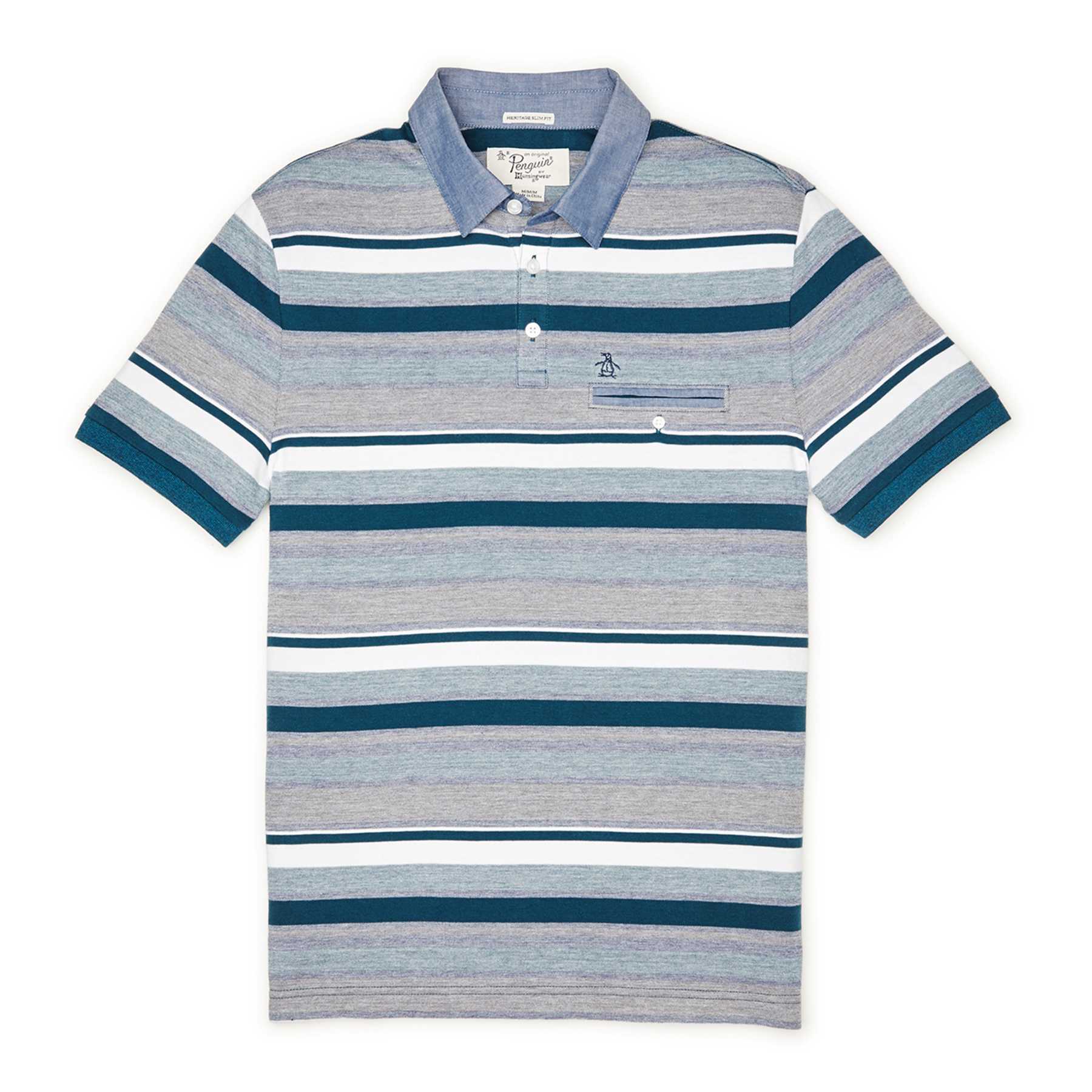 Original Penguin BIRDSEYE STRIPE POLO