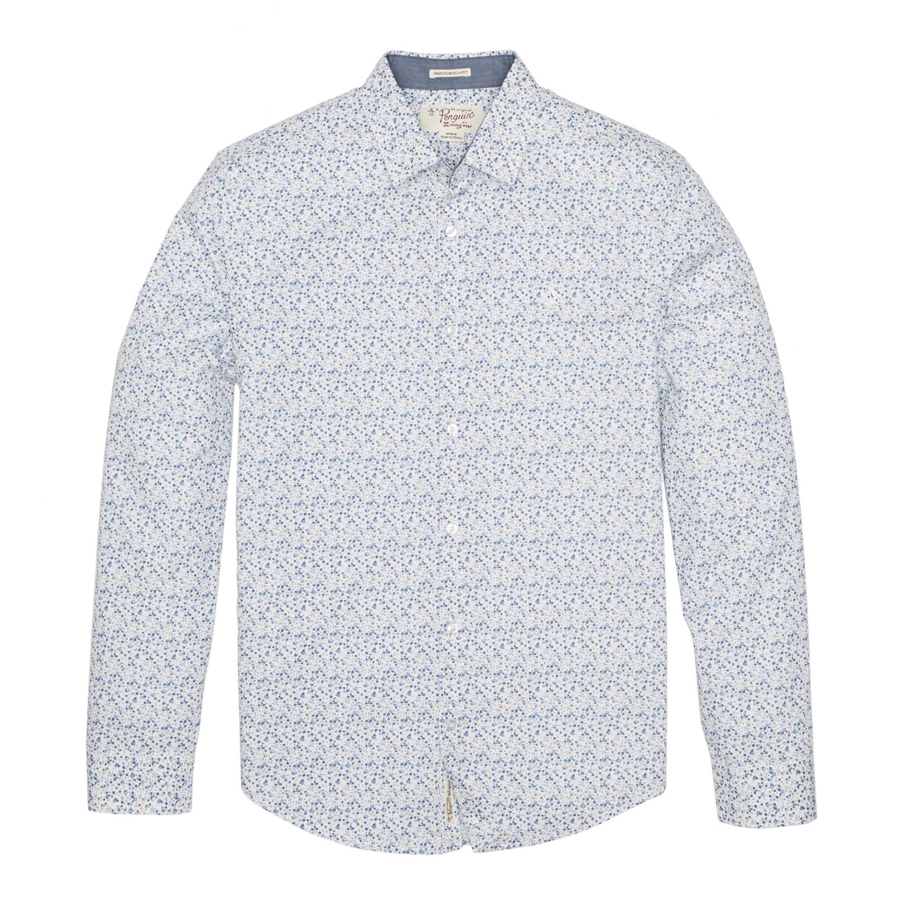 Original Penguin MICRO FLORAL SHIRT