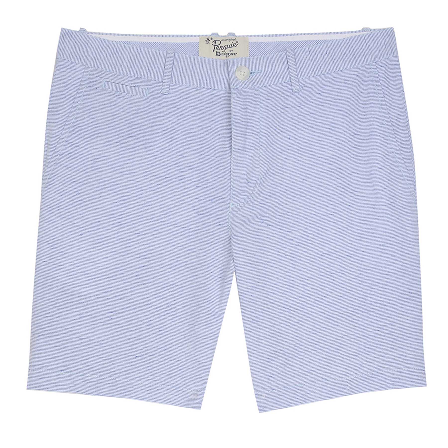 Original Penguin COTTON/LINEN HORIZONTAL STRIPE SHORT