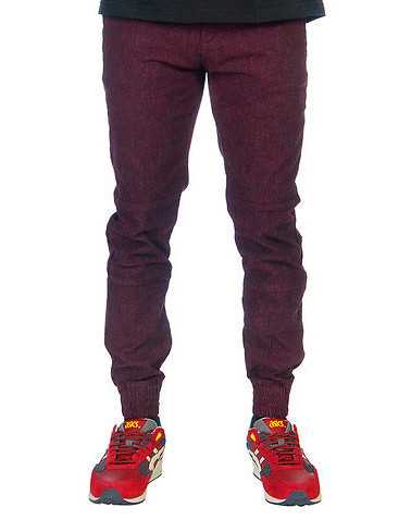 WELL VERSED MENS Burgundy Clothing / Pants 36