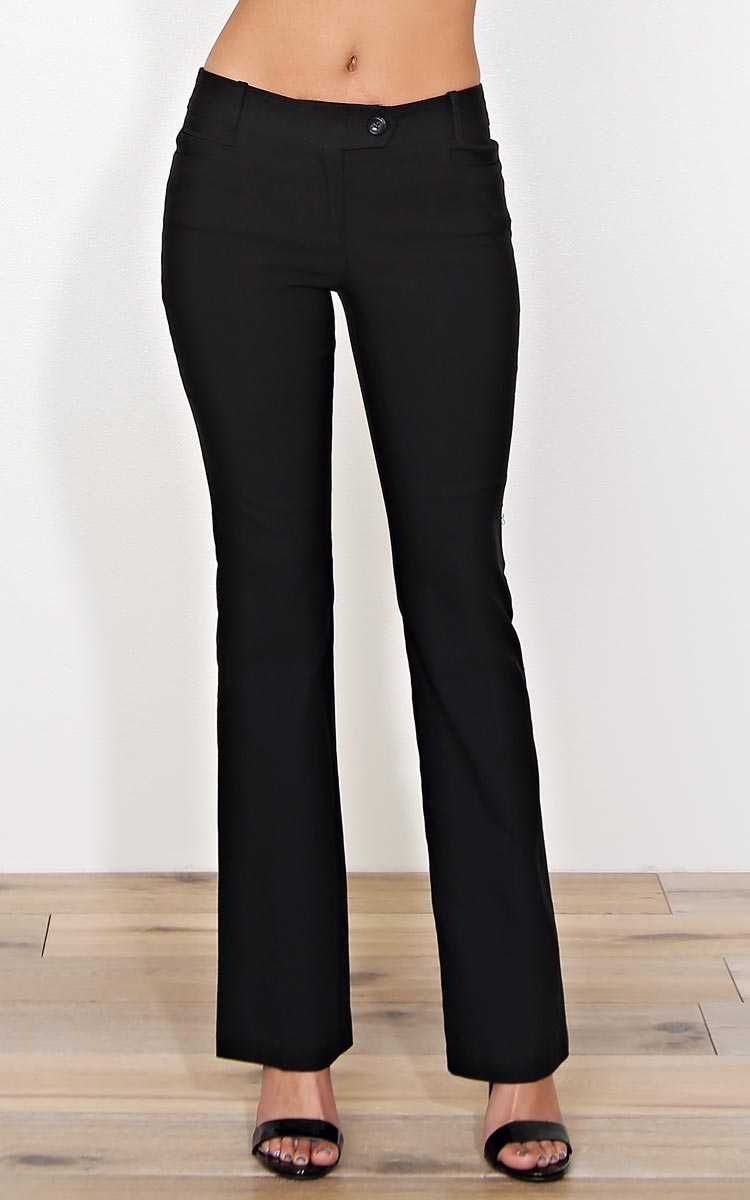 8 to 5 Woven Pants - SML - Black in Size Small by Styles For Less