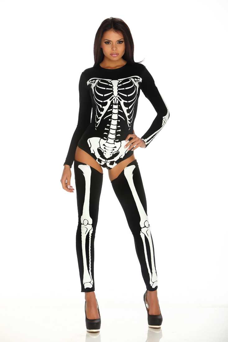 Bad To The Bone 2 Pc. Skeleton Costume