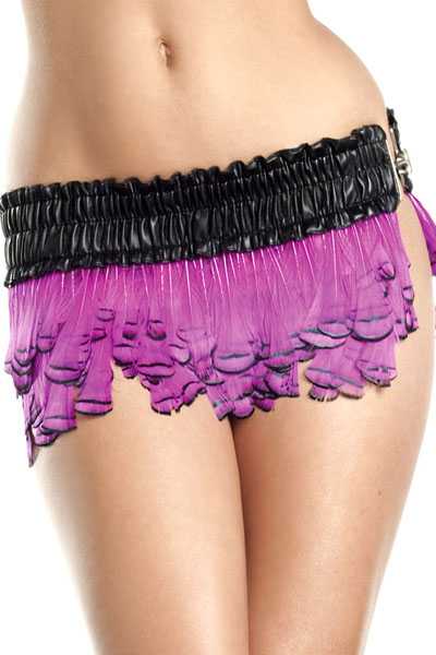 Hot Pink Feather Skirt