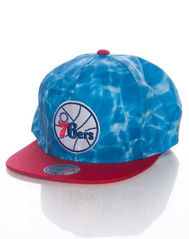 MITCHELL AND NESS MENS Medium Blue Accessories / Caps Snapback ONES