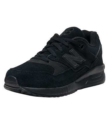 NEW BALANCE GIRLS Black Footwear / Sneakers