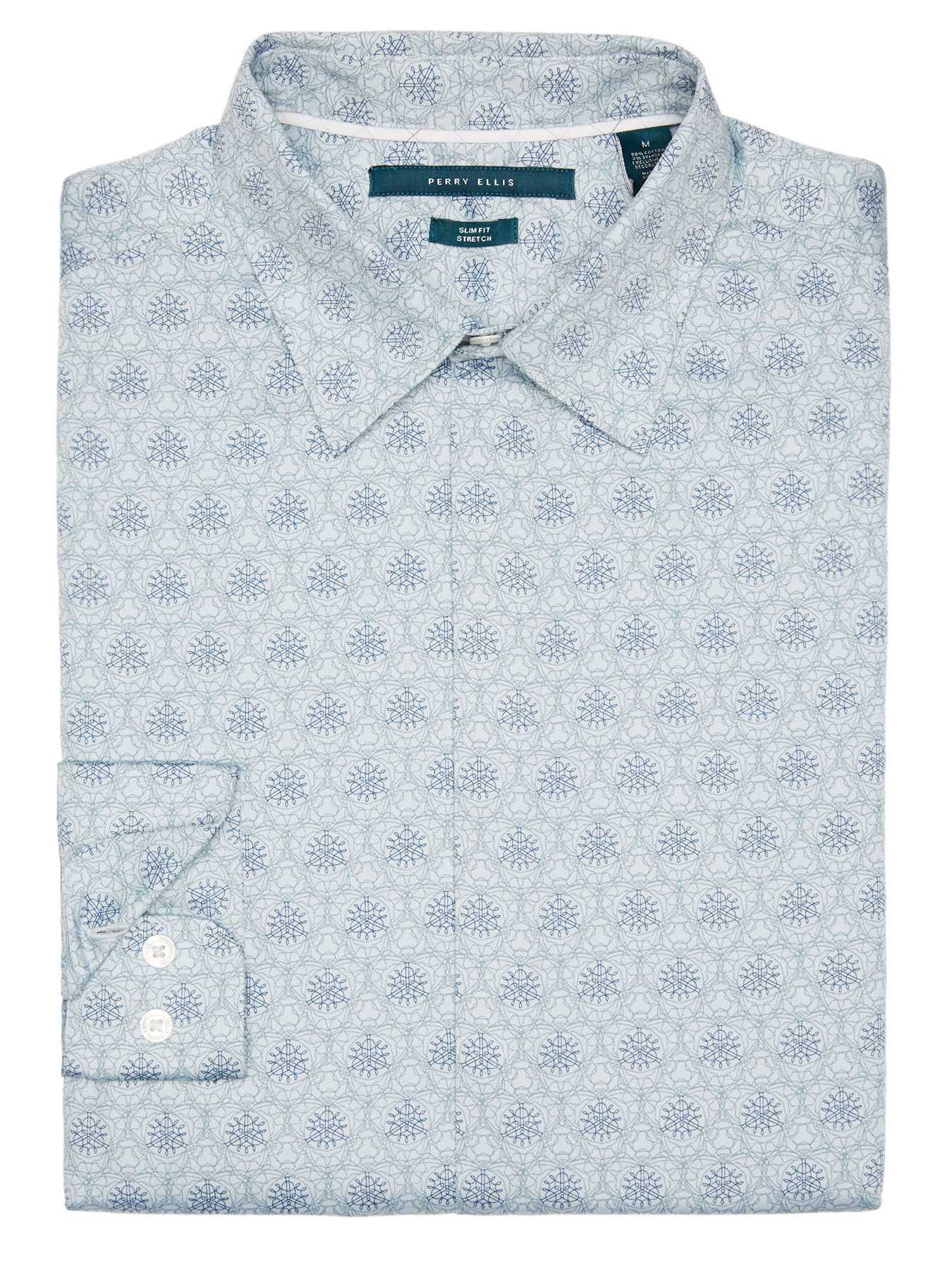 Perry Ellis Slim Fit Scribble Print Shirt