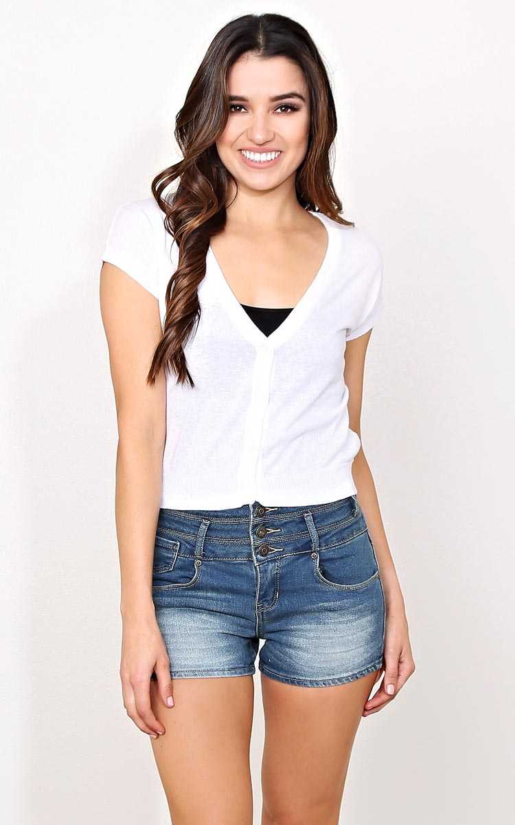 Brighter Days Knit Cardigan - - White in Size by Styles For Less