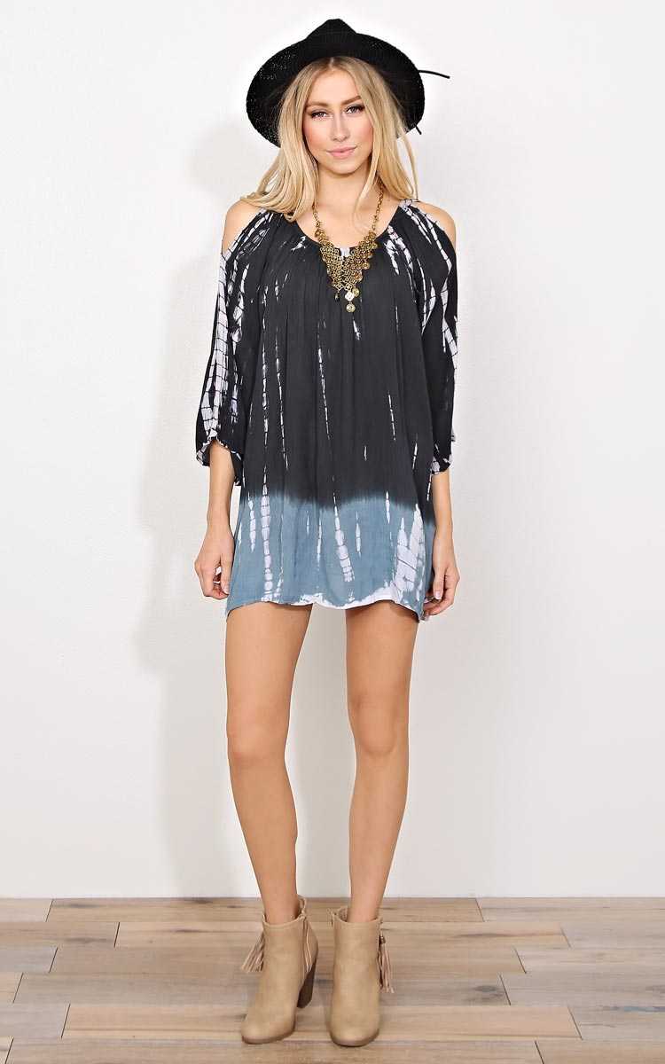 I Got You Babe Woven Gauze Dress - LGE - Combo in Size Large by Styles For Less