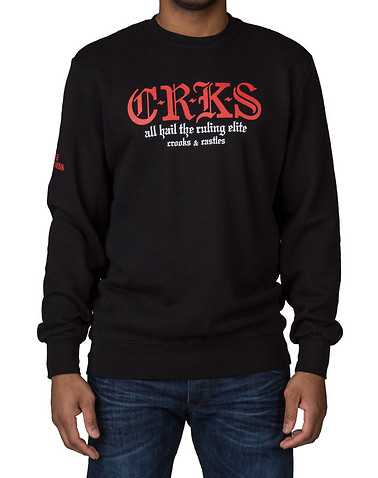 CROOKS AND CASTLES MENS Black Clothing / Sweatshirts XXL