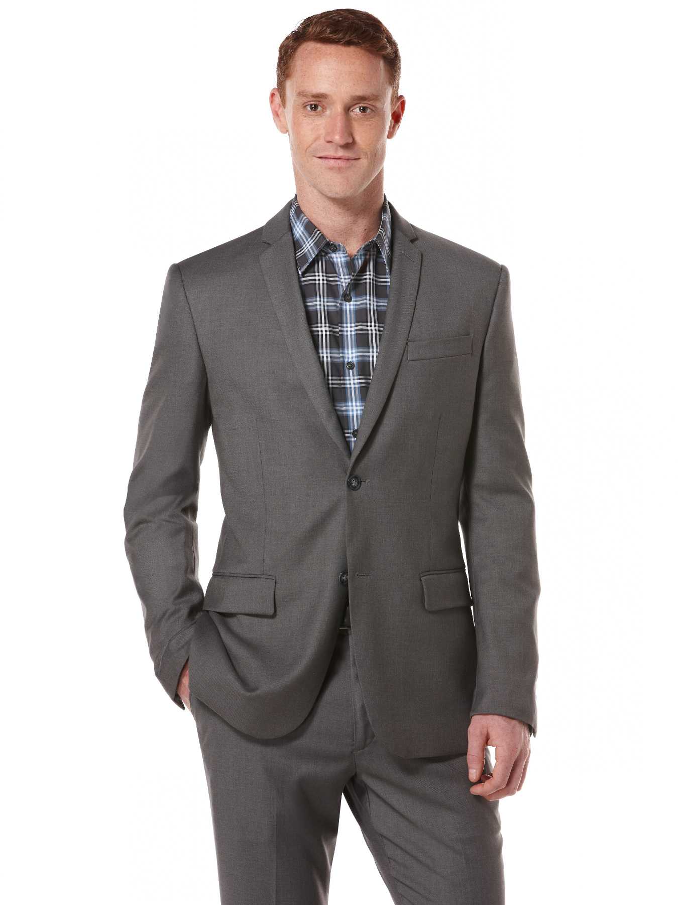 Perry Ellis Slim Fit Solid Suit Jacket